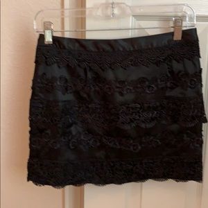 Black Lace Skirt